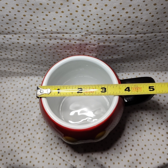 Disney Store Exclusive Mickey Mouse Pants Red Yellow Coffee Mug Cup HTF - Picture 5 of 6